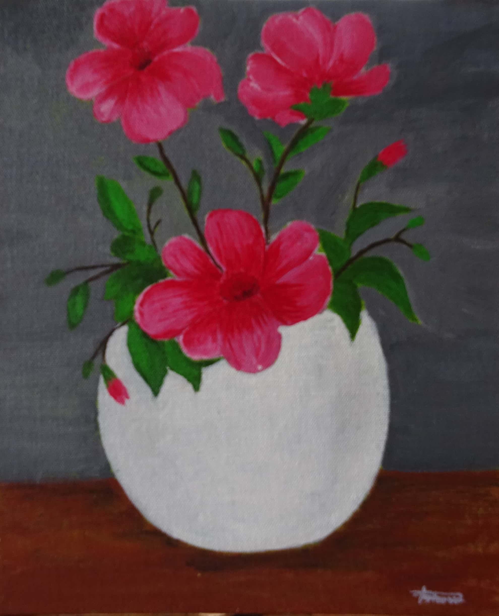 Haze art studio flower painting Haze Art Studio https://hazeartstudio.com/